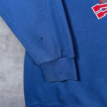 Load image into Gallery viewer, Vintage Santee NCAA Kansas Jayhawks College Graphic Blue Sweatshirt

