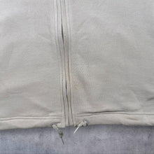 Load image into Gallery viewer, Vintage Y2K Nike Mini Swoosh Full Zip Sweatshirt Cream Made in Greece L XL
