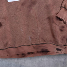Load image into Gallery viewer, Adidas Trefoil Box Logo Graphic Tan-Brown Tie Dye Sweatshirt
