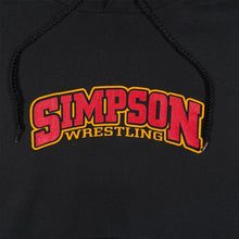 Load image into Gallery viewer, Vintage Y2K Champion Simpson Wrestling Hoodie Black XL USA College
