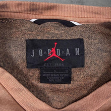 Load image into Gallery viewer, Jordan Jumpman Logo Spellout Graphic Tan-Brown Tie Dye Sweatshirt
