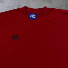Load image into Gallery viewer, Early 00’s Umbro Classic Embroidered Mini Logo Spellout T-Shirt
