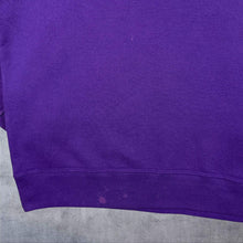 Load image into Gallery viewer, Champion Classic Embroidered Mini Logo Purple Crewneck Sweatshirt

