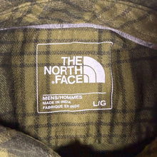 Load image into Gallery viewer, The North Face Mens L Green Plaid Check Shirt 100% Cotton Long Sleeve Gorpcore
