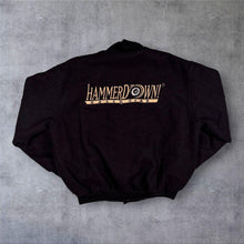 Load image into Gallery viewer, Vintage Hammerdown Race Gear Auburn Sportswear USA Racing Bomber Jacket M L
