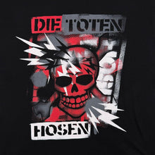 Load image into Gallery viewer, Die Toten Hosen T Shirt Size S Black Skull Graphic German Punk Rock Band Tee
