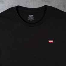 Load image into Gallery viewer, Levi's Classic Red Tab Mini Logo Black Cotton Short Sleeve T-Shirt
