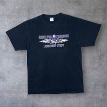 Load image into Gallery viewer, Hamilton Yearbook "Leadership Staff" College Spellout Graphic Black T-Shirt

