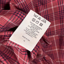 Load image into Gallery viewer, Burberry London Shirt Mens 5XL 5X Red Plaid Check Made in USA Cotton Vintage
