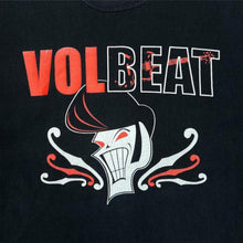 Load image into Gallery viewer, Volbeat Rockabilly Skull Spellout Graphic Hard Rock Band T-Shirt
