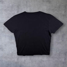 Load image into Gallery viewer, Lee Jeans Classic Logo Spellout Graphic Black Short Sleeve Cotton T-Shirt
