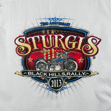 Load image into Gallery viewer, Sturgis Black Hills Rally 2013 73rd Anniversary Biker Shirt Vest Mens M USA
