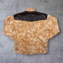 Load image into Gallery viewer, Vintage Stars &amp; Stripes Cowboy Western Paisley Patterned Long Sleeve Popper Shirt
