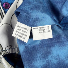 Load image into Gallery viewer, Early 00's No Chance Y2K Hip Hop Graffiti Graphic Blue Polyester Shirt
