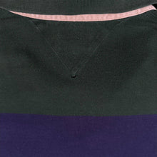 Load image into Gallery viewer, Vintage Tommy Hilfiger Polo Shirt L Green Navy Striped Crest Logo 90s Preppy
