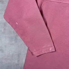 Load image into Gallery viewer, Vintage Weird Fish Washed Red Embroidered Mini Logo 1/4 Zip Sweatshirt
