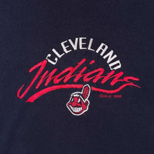 Load image into Gallery viewer, Vintage Crable MLB (1998) Cleveland Indians Baseball Embroidered Navy Blue Sweatshirt
