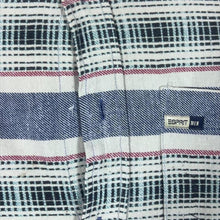 Load image into Gallery viewer, Vintage 90s Esprit Men Striped Shirt Size M L XL Blue Check Skater Button Down
