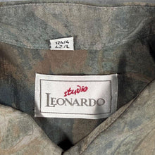Load image into Gallery viewer, Vintage 90's Studio Leonardo Crazy Abstract Patterned Short Sleeve Shirt

