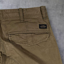 Load image into Gallery viewer, Superdry Military Style Cargo Pants Khaki Brown Trousers 30W 32L 30x32 Straight
