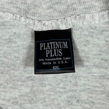 Load image into Gallery viewer, Vintage 90's Platinum Plus "If You Care Why Not Share" Graphic Grey Single Stitch T-Shirt
