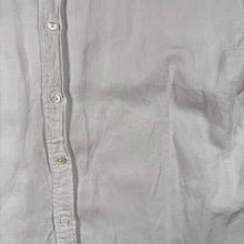 Load image into Gallery viewer, Polo Ralph Lauren White Short Sleeve Linen Silk Blend Balloon Sleeve Shirt
