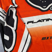 Load image into Gallery viewer, Vintage Y2K UFO Plast Platinum MX10 Motocross Jersey Orange Medium 2000's
