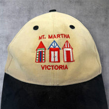 Load image into Gallery viewer, Vintage Mt Martha Victoria Beach Box Cap Genuine Suede Peak Australia
