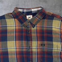 Load image into Gallery viewer, Lee Classic Multi Plaid Check Long Sleeve Button-Up Cotton Shirt
