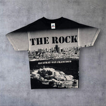 Load image into Gallery viewer, Vintage The Rock Alcatraz San Francisco T Shirt M All Over Print AOP Y2K AAA
