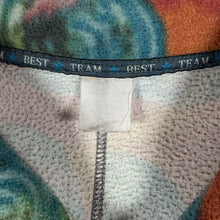 Load image into Gallery viewer, Vintage 90s Best Team Abstract Fleece Quarter Zip Colour Block Pullover Y2K Large
