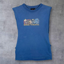 Load image into Gallery viewer, Y2K World Industries Devilman Skate T Shirt Small Sleeveless Vintage Distressed
