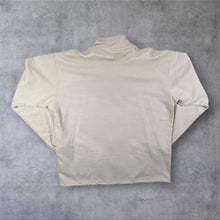 Load image into Gallery viewer, Vintage Y2K Nike Mini Swoosh Full Zip Sweatshirt Cream Made in Greece L XL
