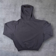 Load image into Gallery viewer, Colosseum "Michigan" Wolverines Embroidered College Spellout Grey Hoodie
