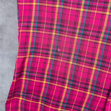 Load image into Gallery viewer, Vintage Ely Plains Cowboy Western Pink Plaid Check Popper Long Sleeve Shirt
