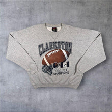 Load image into Gallery viewer, Vintage Soffe "Clarkston Division Champions" College Sports Graphic Grey Sweatshirt
