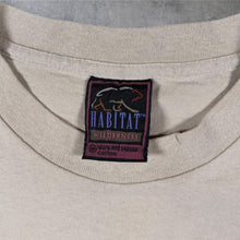 Load image into Gallery viewer, Vintage 90's Habitat Wilderness Animal Wildlife Graphic Single Stitch Beige T-Shirt
