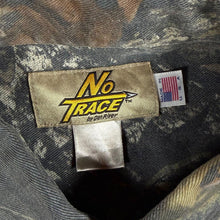 Load image into Gallery viewer, Vintage 90s No Trace Dan River Mossy Oak Camo Hunting Shirt Made USA
