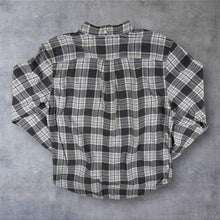 Load image into Gallery viewer, Tommy Hilfiger "Melange Custom Fit" Grey Check Long Sleeve Cotton Button-Down Shirt
