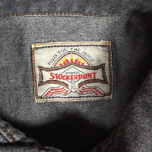 Load image into Gallery viewer, Vintage Stockerpoint Western Denim Shirt XL Cowboy Y2K Trachten Black Grey
