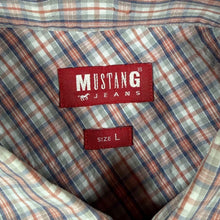 Load image into Gallery viewer, Vintage Mustang Jeans Multi Plaid Check Short Sleeve Cotton Shirt
