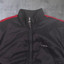 Load image into Gallery viewer, Early 00's Nike Mini Logo Black Red Reversible Padded Puffer Jacket

