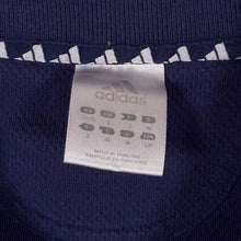 Load image into Gallery viewer, Adidas Embroidered Mini Logo Short Sleeve Faded Navy Blue Polo Shirt
