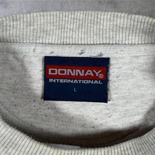 Load image into Gallery viewer, Early 00's Donnay International Embroidered Spellout Grey Crewneck Sweatshirt
