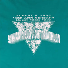 Load image into Gallery viewer, Vintage 1995 Bud Light Sylvania Triathlon T Shirt XL Delta USA Single Stitch 90s
