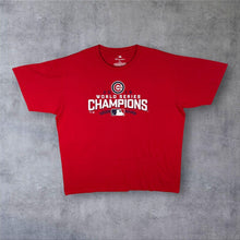Load image into Gallery viewer, Chicago Cubs 2016 World Series Champions T Shirt Mens 2XL Fanatics MLB Red
