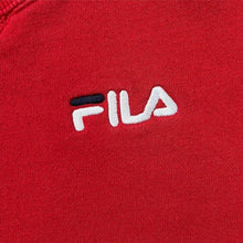 Load image into Gallery viewer, FILA Sweatshirt Mens Small Red Embroidered Logo Crew Neck Pullover S

