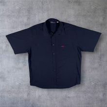 Load image into Gallery viewer, Early 00's O'Neill Embroidered Spellout Y2K Surfer Skater Navy Blue Shirt
