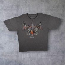 Load image into Gallery viewer, Hard Rock Cafe "Dubai" Tourist Souvenir Spellout Graphic Grey Cotton T-Shirt
