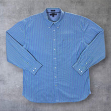 Load image into Gallery viewer, Early 00's Tommy Hilfiger "80's 2 Ply Fabric" Multi Striped Long Sleeve Button-Up Cotton Shirt
